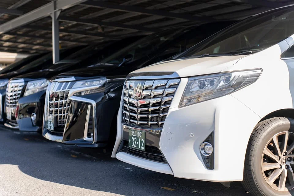 Private car Haneda to hotel — Toyota Alphard spacious interior for airport transfer